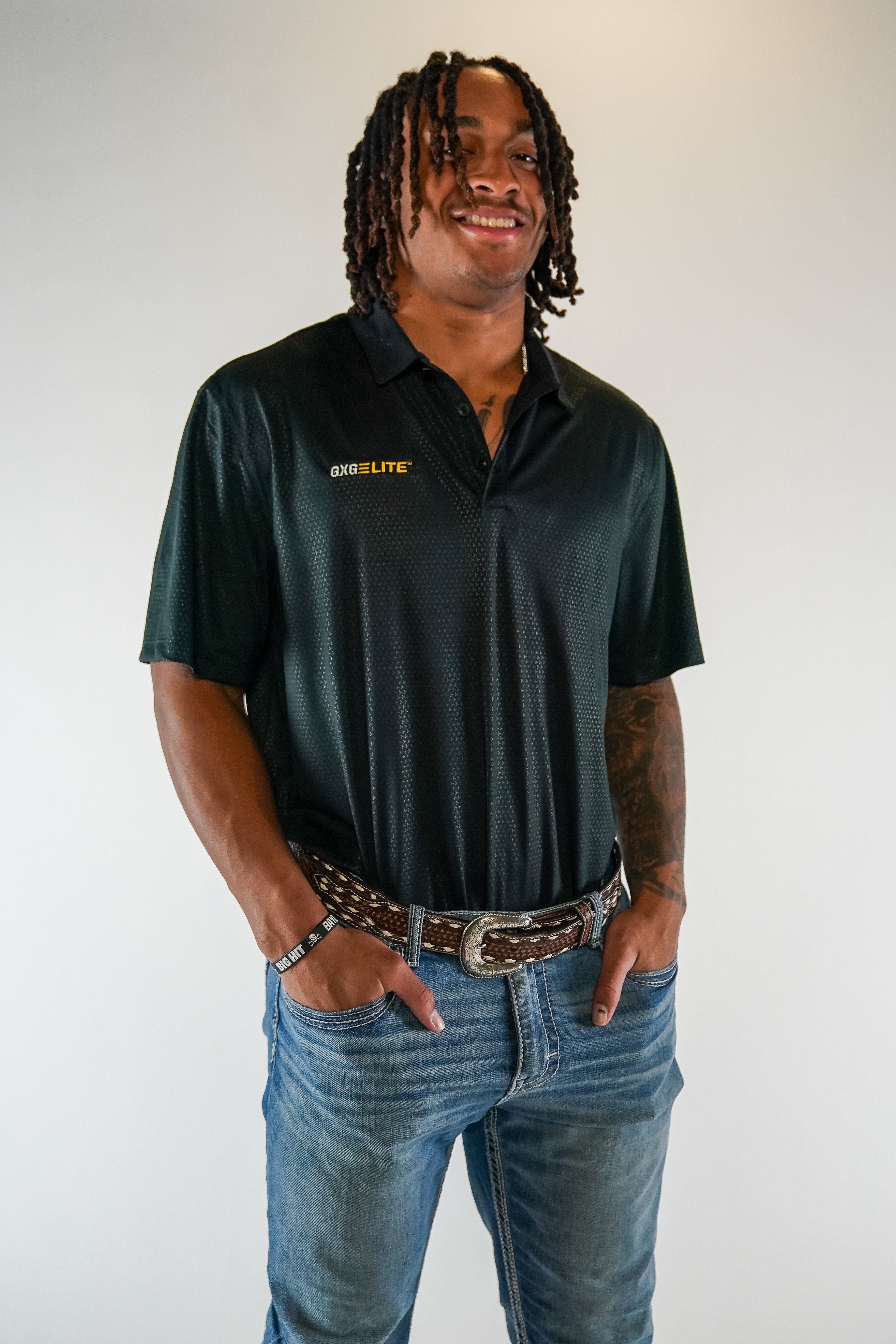 GXGELITE™ Nike Dri-FIT Embossed Tri-Blade Polo